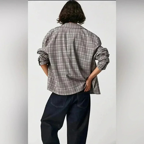 NWOT We the Free Cali Plaid Blazer - Picture 3 of 6